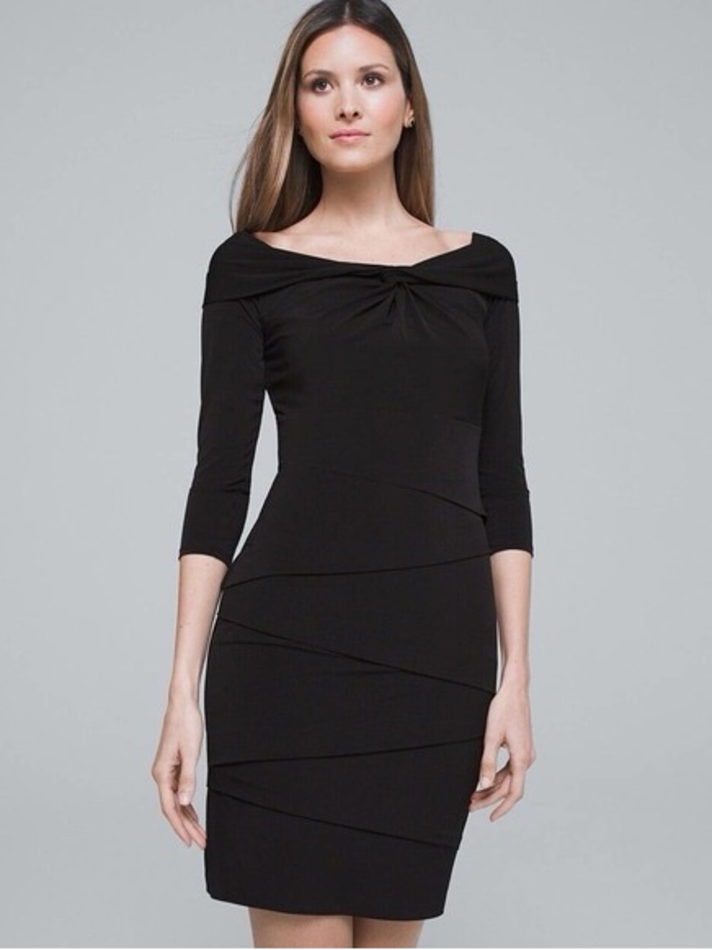 NWT WHBM Instantly Slimming Tiered Sheath Dress